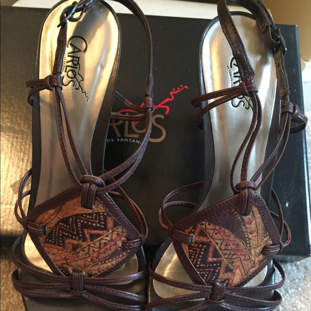 Carlos Santana Strappy Sandals-8M